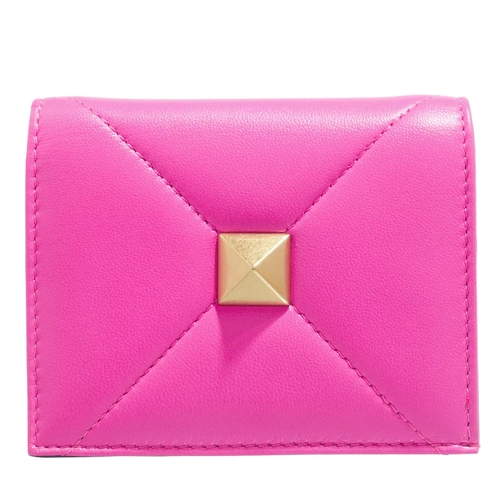 Valentino Garavani Wallet Woman Pink Portemonnaie mit Überschlag