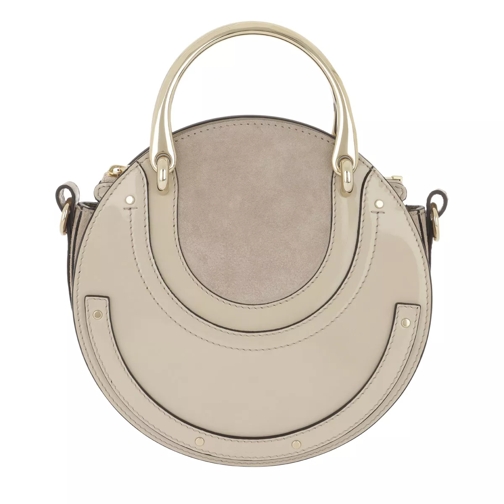 Chloé Pixie Small Double Handle Bag Pastel Grey Crossbody Bag