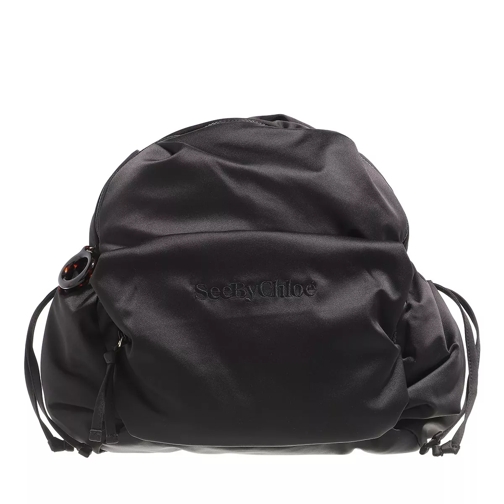 See By Chloé Tilly Backpack Satin Black Rugzak