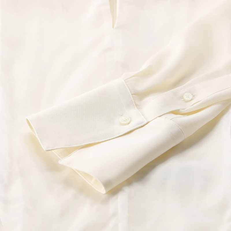 Victoria Beckham Blouse Bluse aus Seide weiß(Image 5)