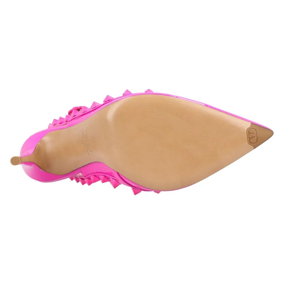 Thumbnail - Valentino Garavani Hohe Schuhe - Rockstud Caged Pumps Pink - Gr. 39 (EU) - in Rosa - für Damen