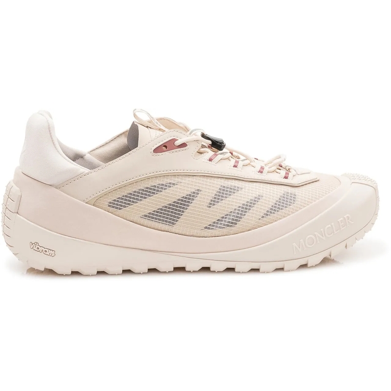 Moncler Low-Top-Sneaker Sneakers con Lacci e Suola Spessa weiß