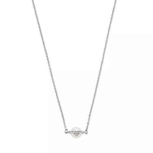 Emporio Armani Stainless Steel Pendant Necklace Silver Kurze Halskette