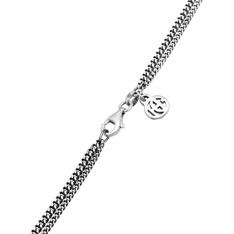 Haze & Glory Mittellange Halskette Halskette Layer Plättchen - Coconut Society Palme  silber(Image 6)