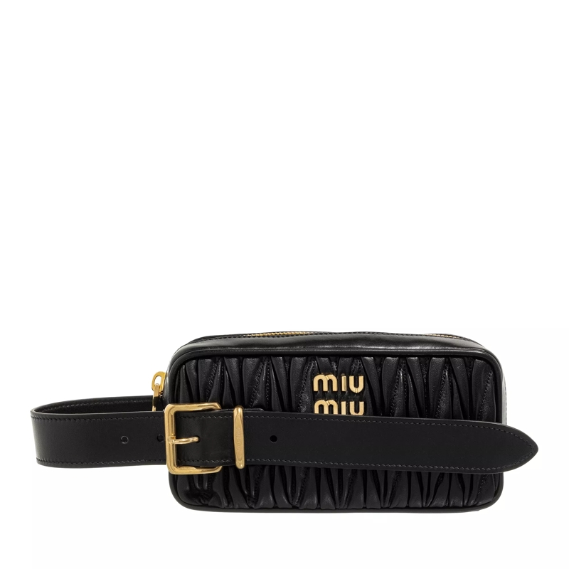 Miu Miu Wristlet Clutch Black
