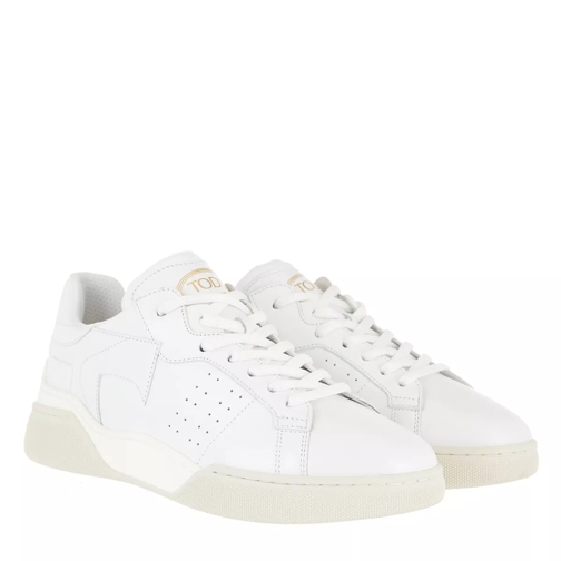 Tod's Low Top Sneakers Leather White Low-Top Sneaker