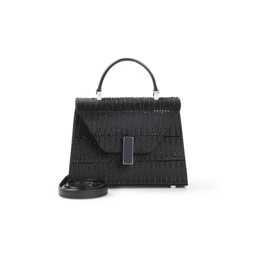 Valextra Iside Black Satin Handbag Black Sac à bandoulière