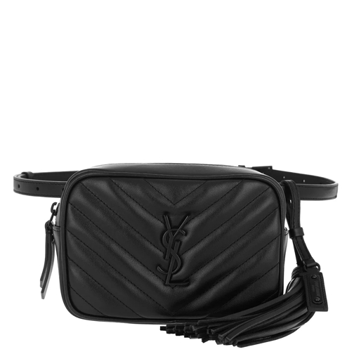 Saint Laurent Lou Belt Bag Quilted Leather Black Gürteltasche
