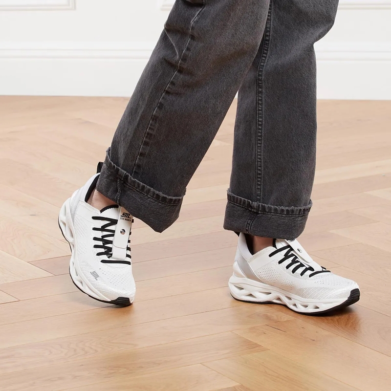 Steve Madden Sneaker basse Surge 1 White/Silver(Image 2)