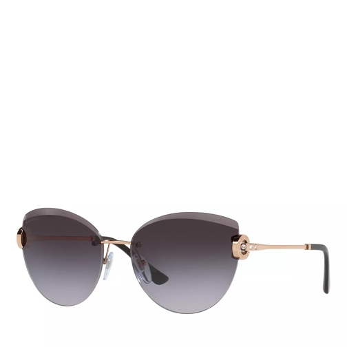 BVLGARI 0BV6166B Sunglasses Pink Gold Sonnenbrille