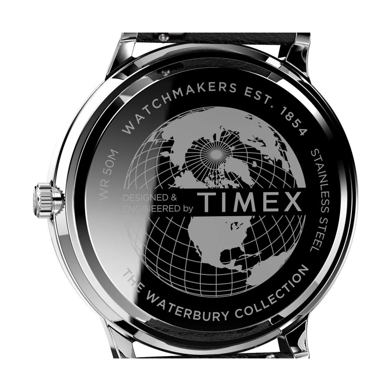 Timex Automatikuhr Analoge Uhr Waterbury Classic Day/Date weiss (Image 4)