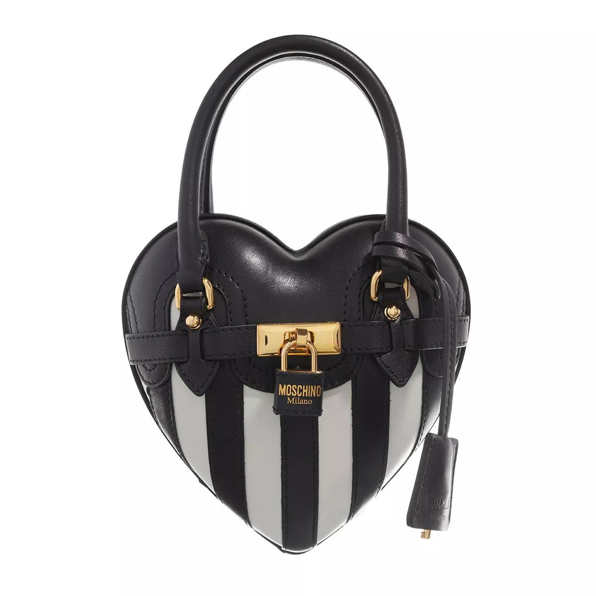 Moschino Crossbody Bags - Moschino Heartbeat Shoulder Bag - Gr. unisize - in Schwarz - für Damen