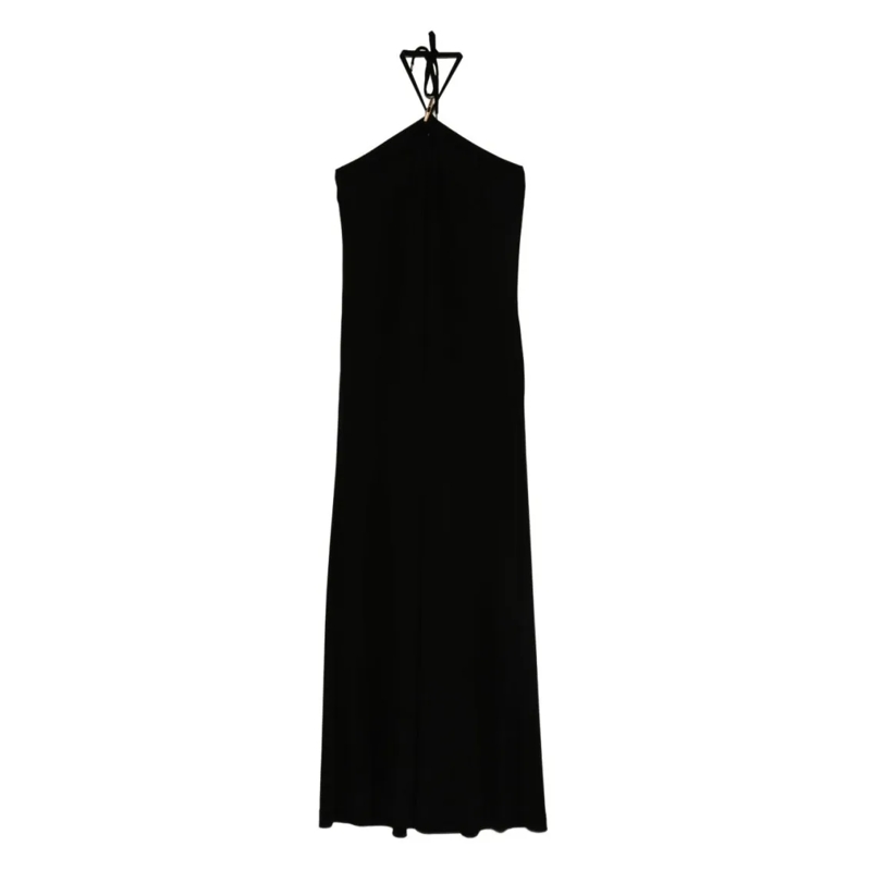 Moschino  Maxi-Length Halterneck Dress Black