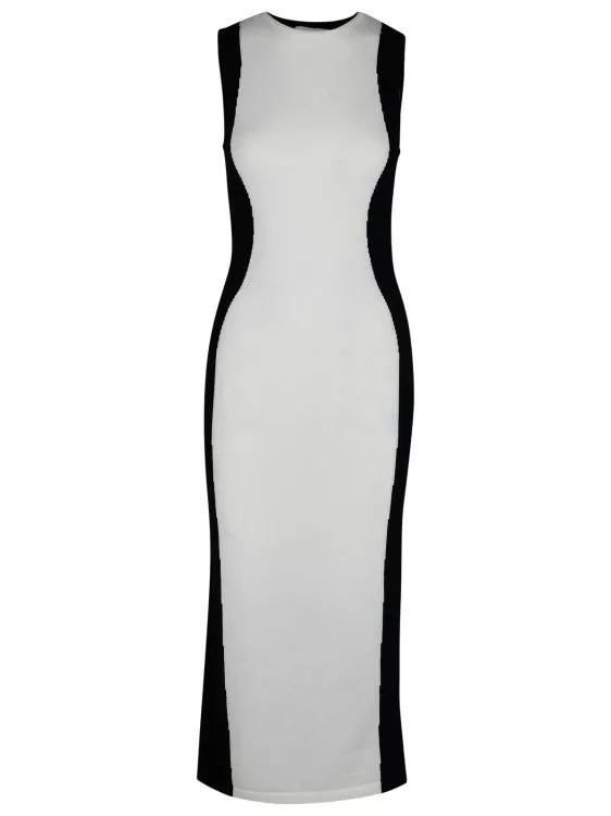 Moschino - White Virgin Wool Dress - Größe 42 - white