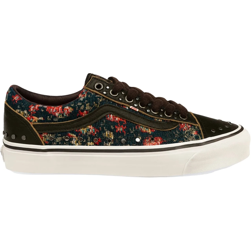 VANS Sneaker basse OTW OLD SKOOL 36 VIBRAM FLORAL RIVETS BLACK schwarz