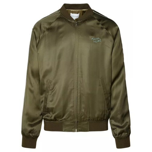 Maison Kitsune  'Teddy' Green Viscose Jacket Green