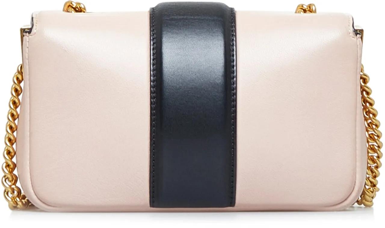 Fendi Hobo bags 2010-present Mini Baguette Chain in poeder roze