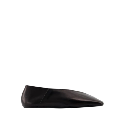 Jil Sander Ballerinas - Leather - Black Black Pantofola ballerina