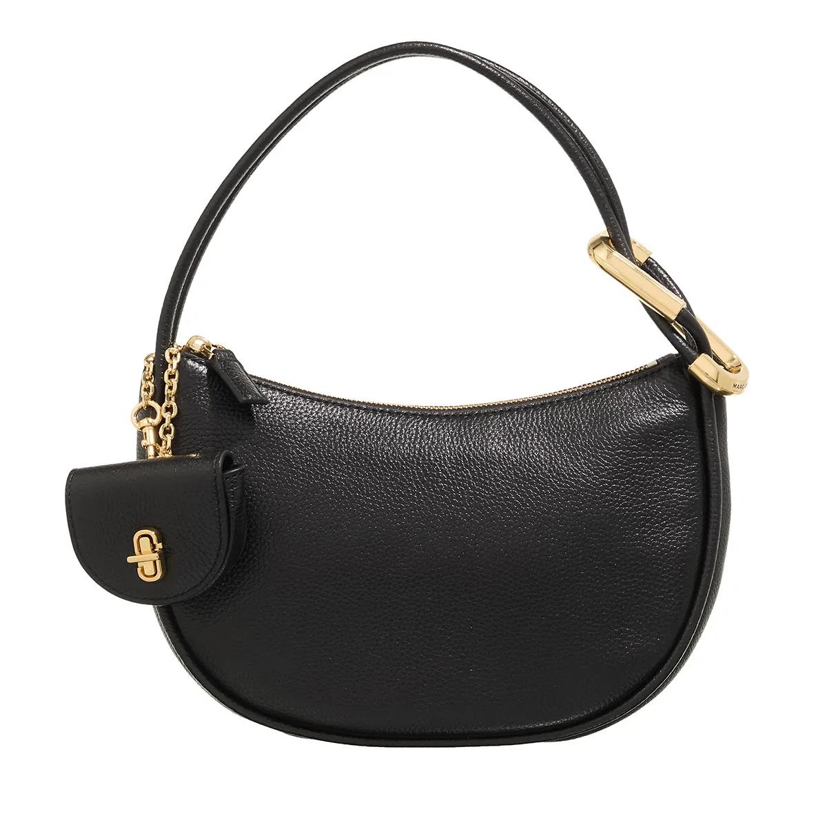 Marc Jacobs Hobo Bags - The Dual Hobo - Gr. unisize - in Schwarz - für Damen - aus Leder & Leder & Textil