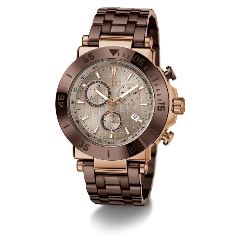 GC Quarzuhr Quarz-Analoguhr Gc One Sport braun(Image 3)