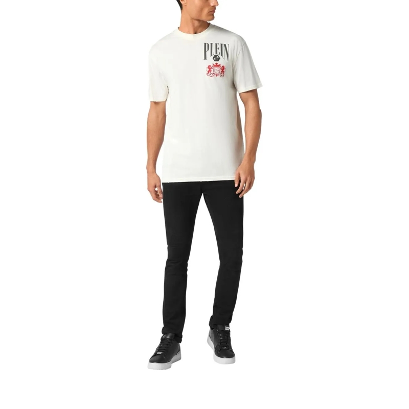 Philipp Plein T-Shirt T-Shirt Racing weiss(Image 2)