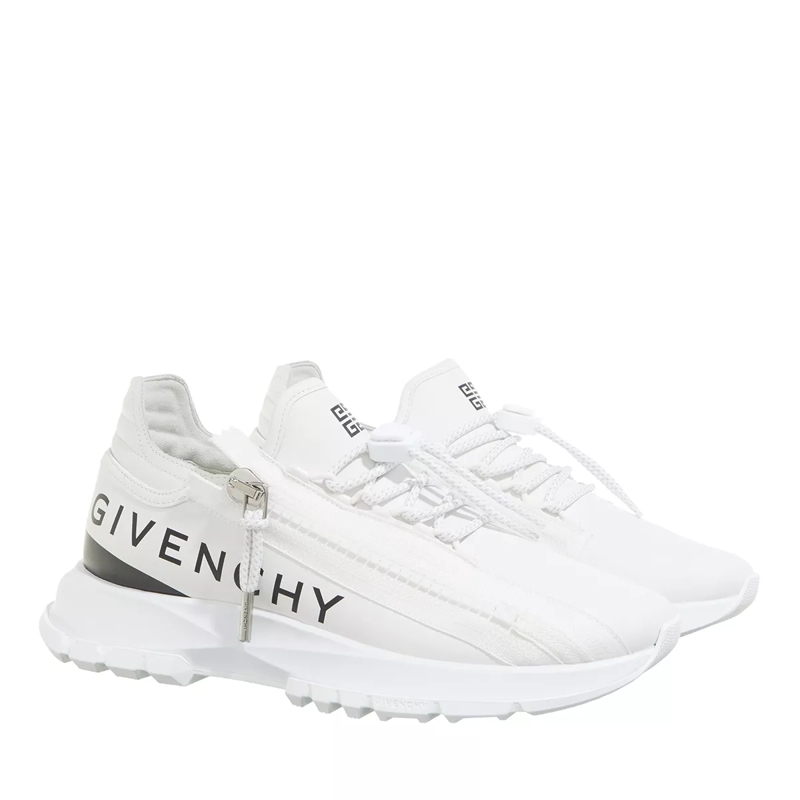 Givenchy Low-Top-Sneaker Spectre Runner Sneaker In Leather With Zip White/Black