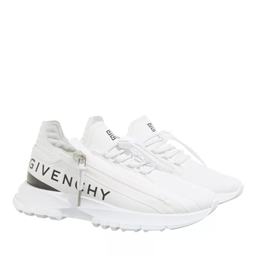 Givenchy Spectre Runner Sneaker In Leather With Zip White/Black Low-Top Sneaker