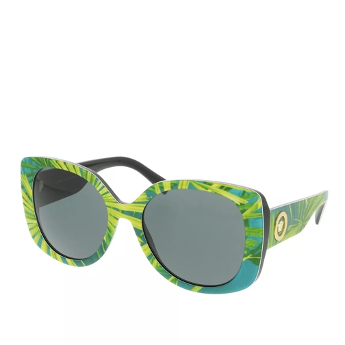 Versace 0VE4387 533687 Woman Sunglasses Rock Icons Print Palms Sonnenbrille