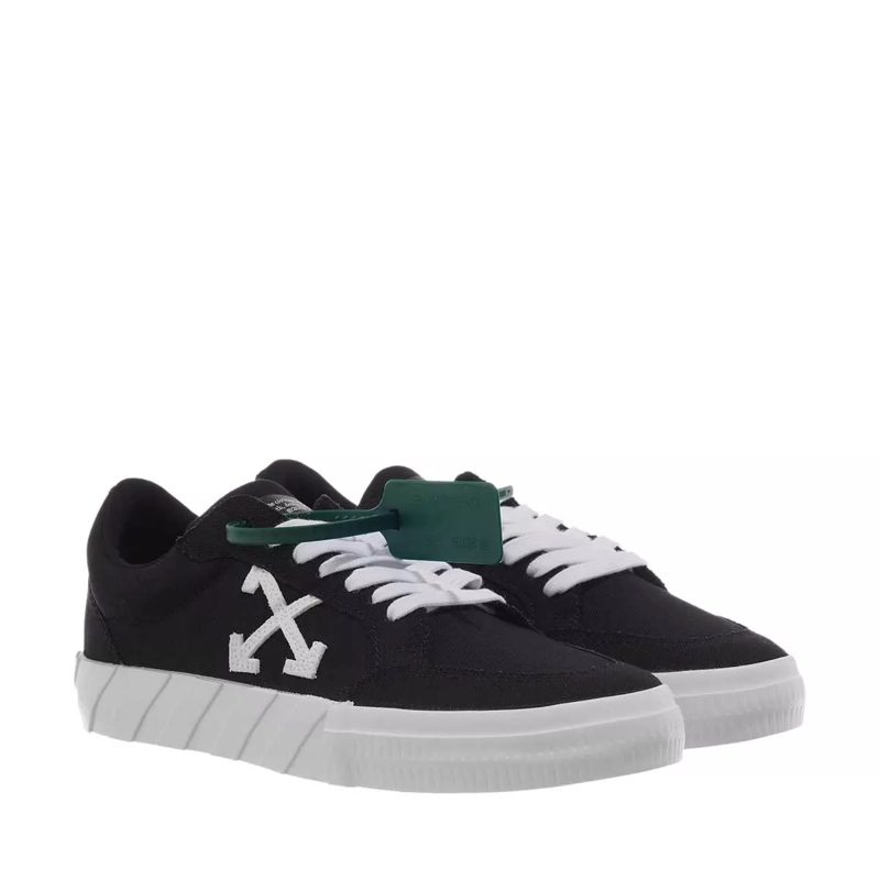 Off-White Low-Top-Sneaker Low Vulcanized Canvas Black White