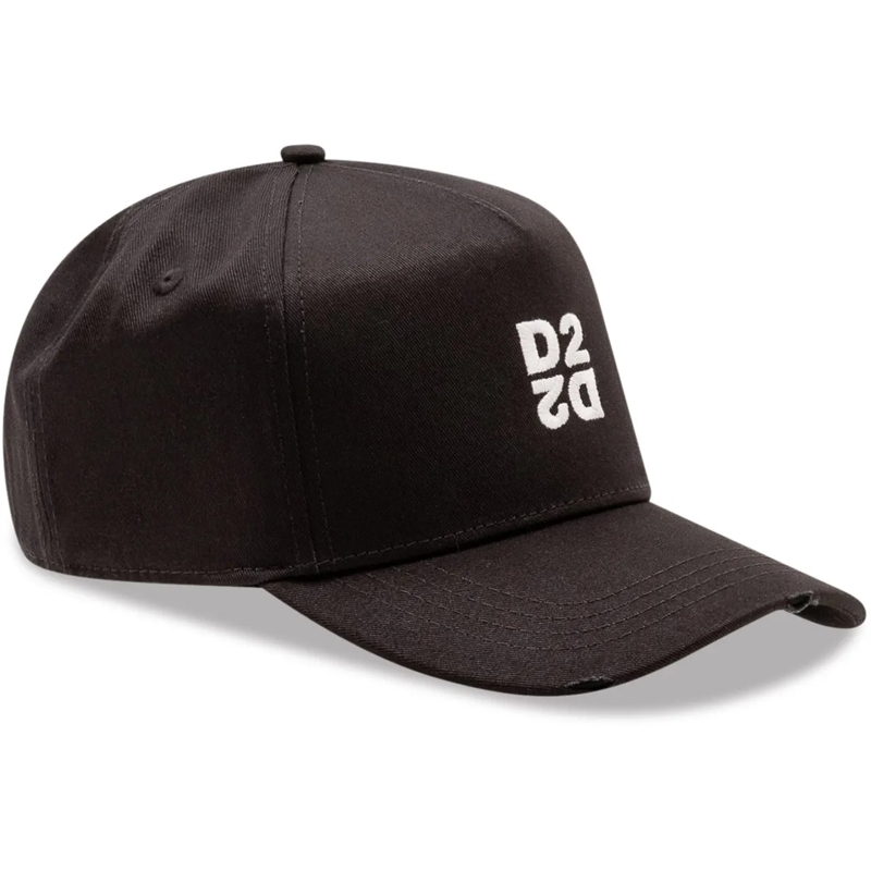 Dsquared2  Cappello da Baseball con Monogramma Ricamato schwarz(Image 2)