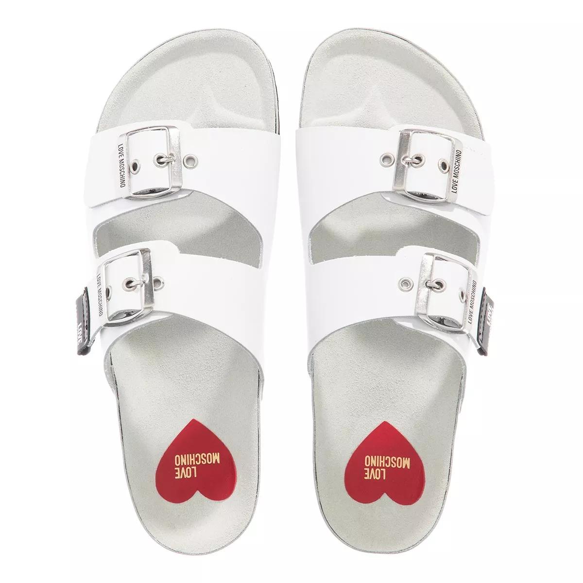 Moschino discount white slides