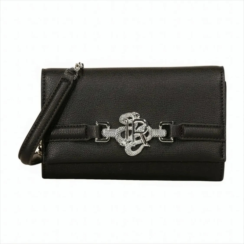 John Richmond Schultertasche Structured Shoulder Bag Black