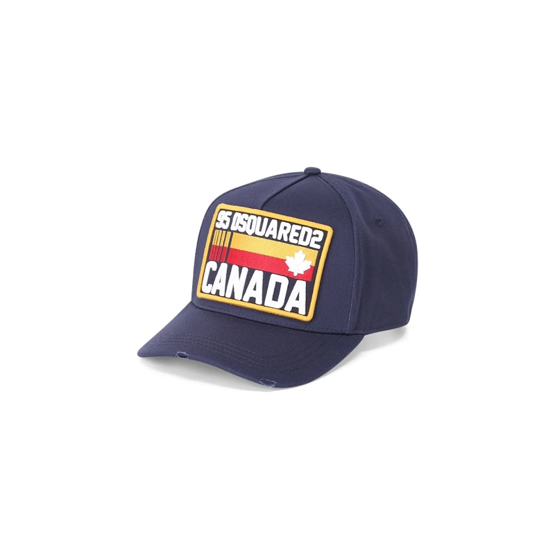 Dsquared2 Hut Cap mit Stickerei blau