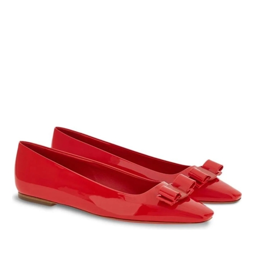 Salvatore Ferragamo Ballerina Flat shoes Red rot