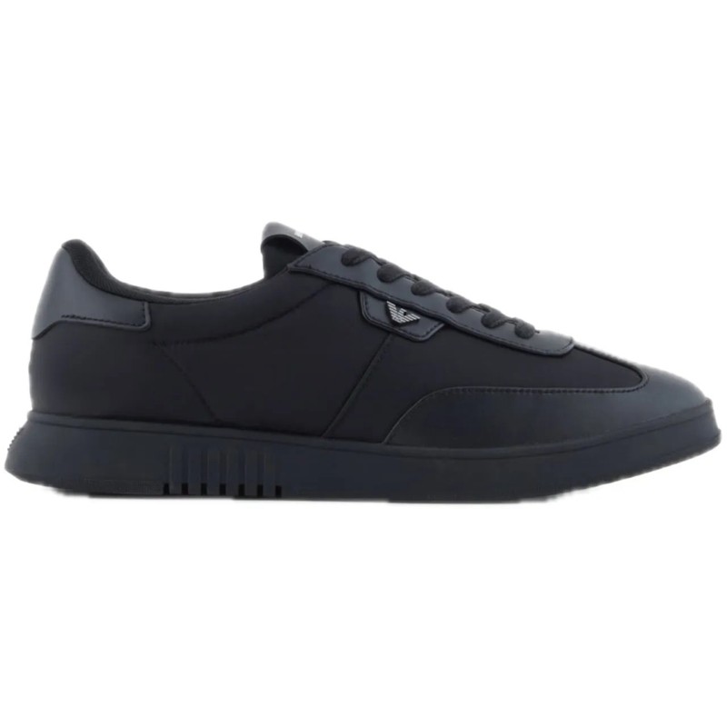Emporio Armani Low-Top-Sneaker Basic Nylon Sneaker Black schwarz