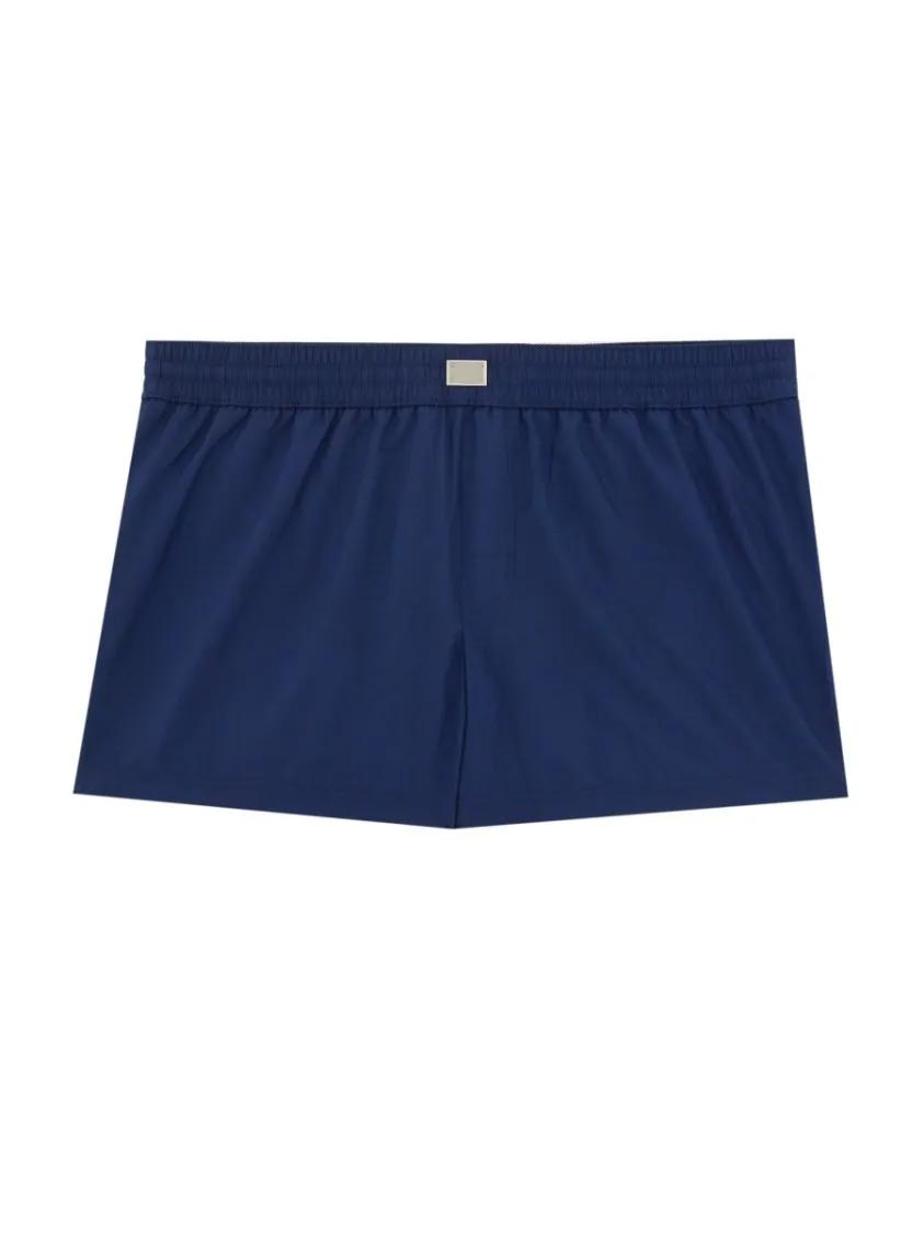 Thumbnail - Dolce&Gabbana - Logo Plaque Swimsuit - Größe 4 - blau