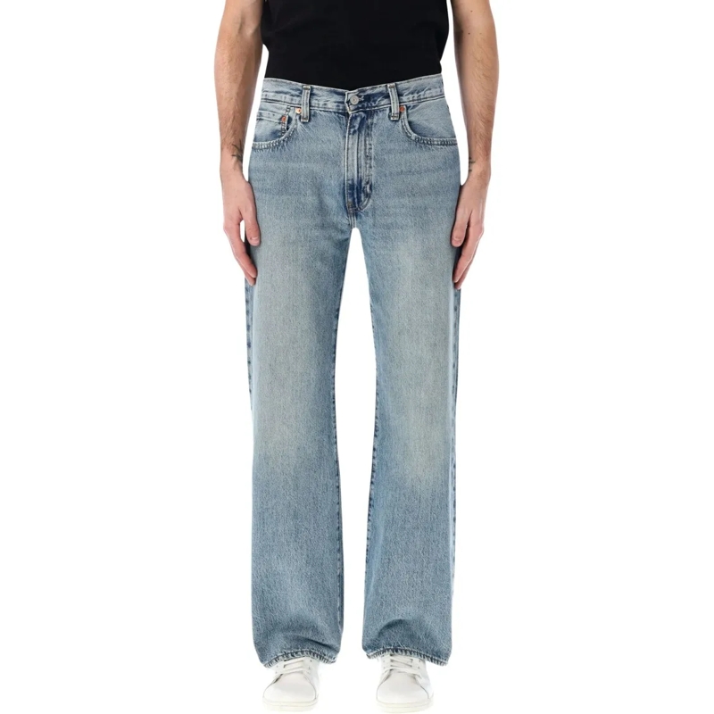 Levi's Jeans Lightly Faded Vintage Wash Relaxed Flare Jeans Blue