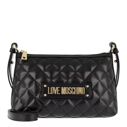 Love Moschino Quilted Nappa Pu Crossbody Bag Nero Cross body-väskor