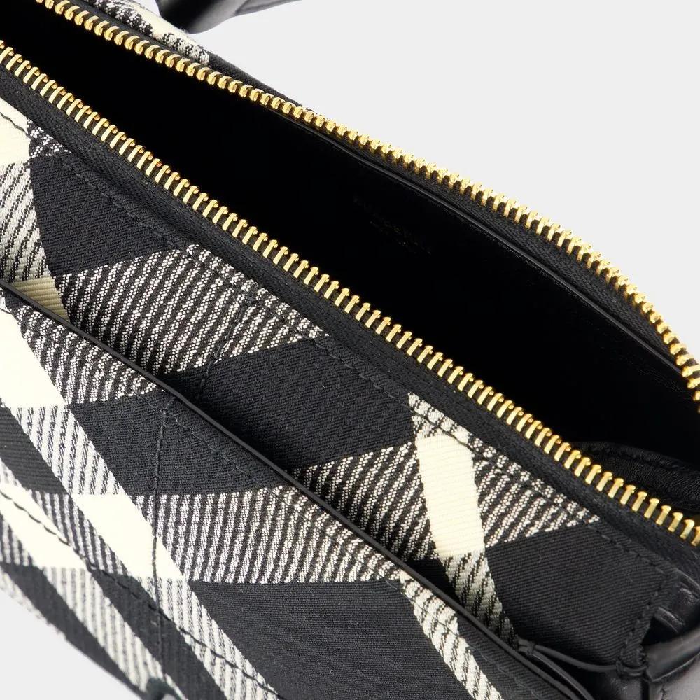 Burberry Hobo bags Snip Small Crossbody Synthetic Black in zwart