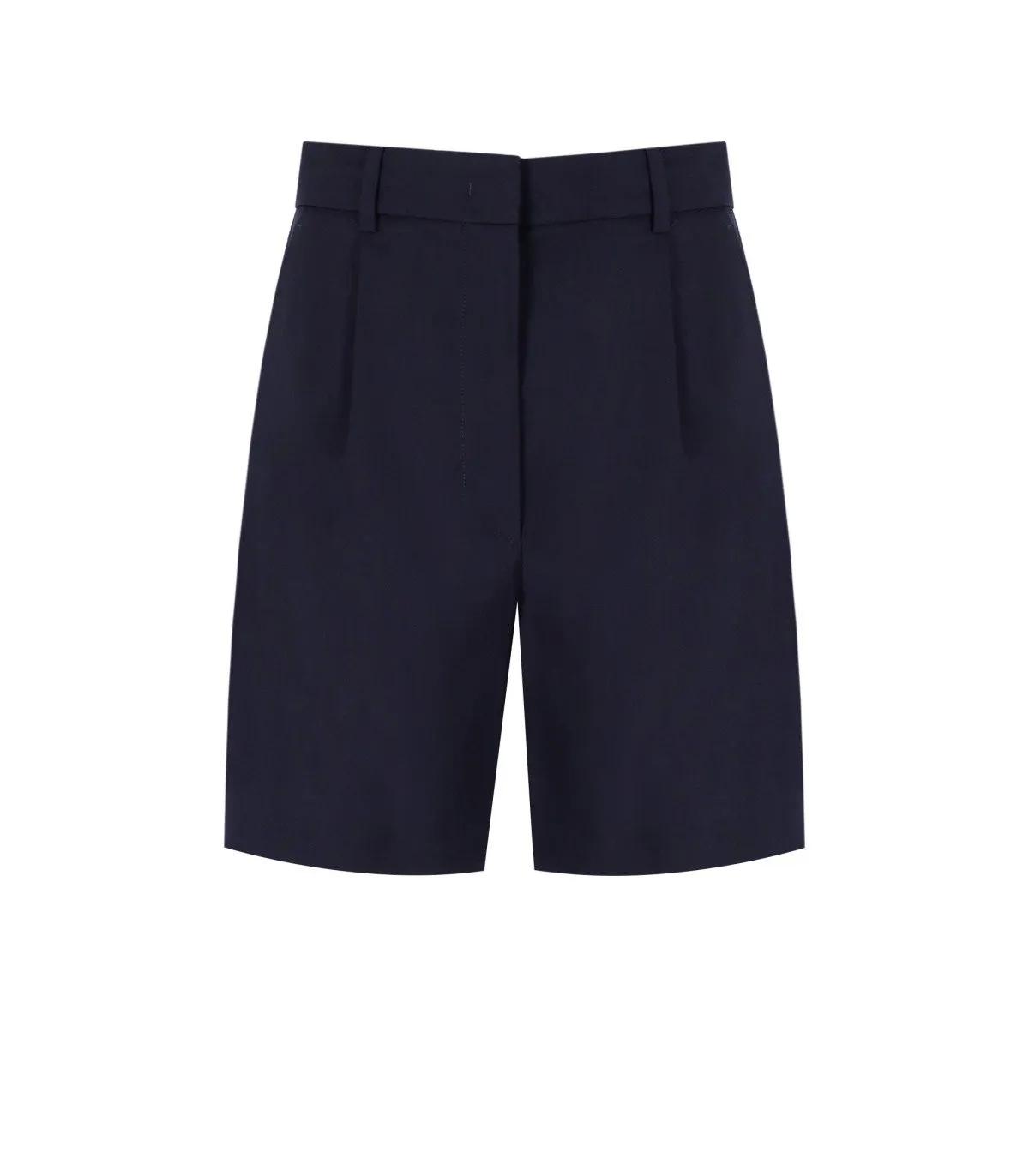 WEEKEND Max Mara - MAX MARA WEEKEND NABULUS BLAUE BERMUDASHORTS - Größe 38 - blau