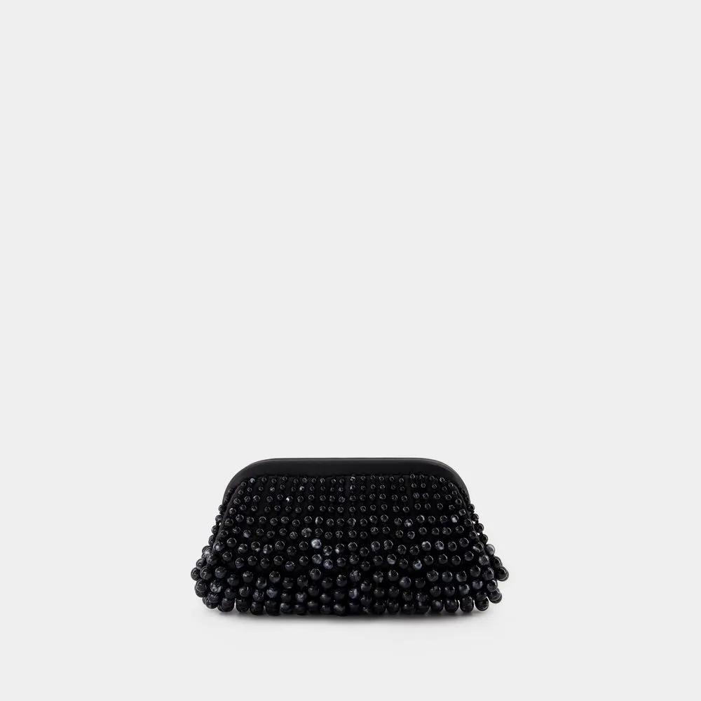Cult Gaia Zwarte Acryl Clutch met Magnetische Sluiting Black Dames