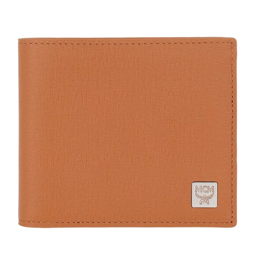 MCM Small Wallet Cognac Tvåveckad plånbok