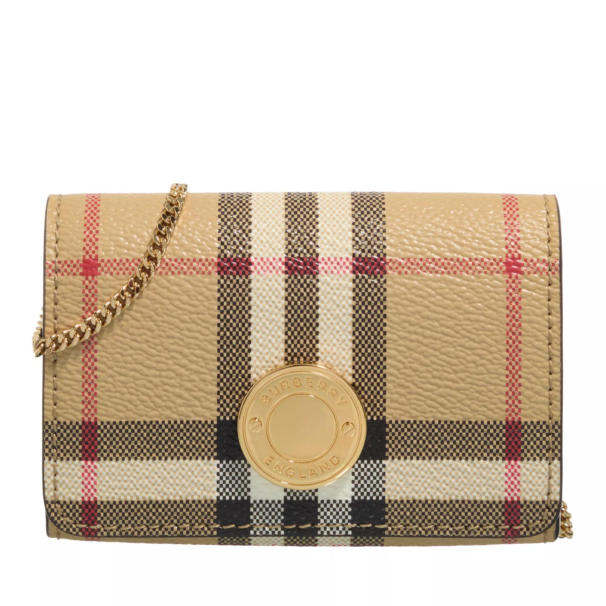 Burberry Portemonnaie - Card Holder Wallet - Gr. unisize - in Beige - für Damen