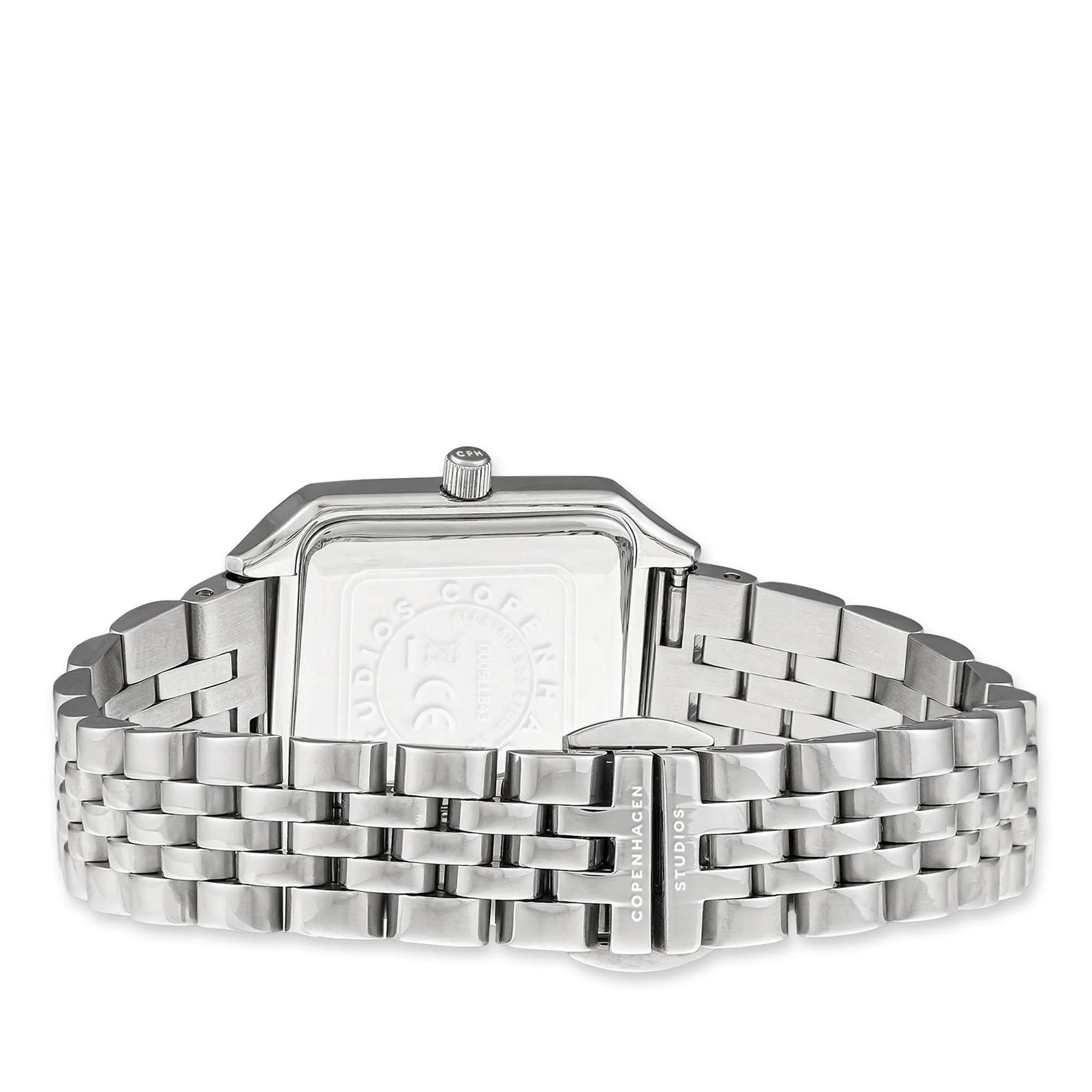 Thumbnail - Copenhagen Uhr - Edelstahl Vintage Watch - Gr. unisize - in Silber - für Damen