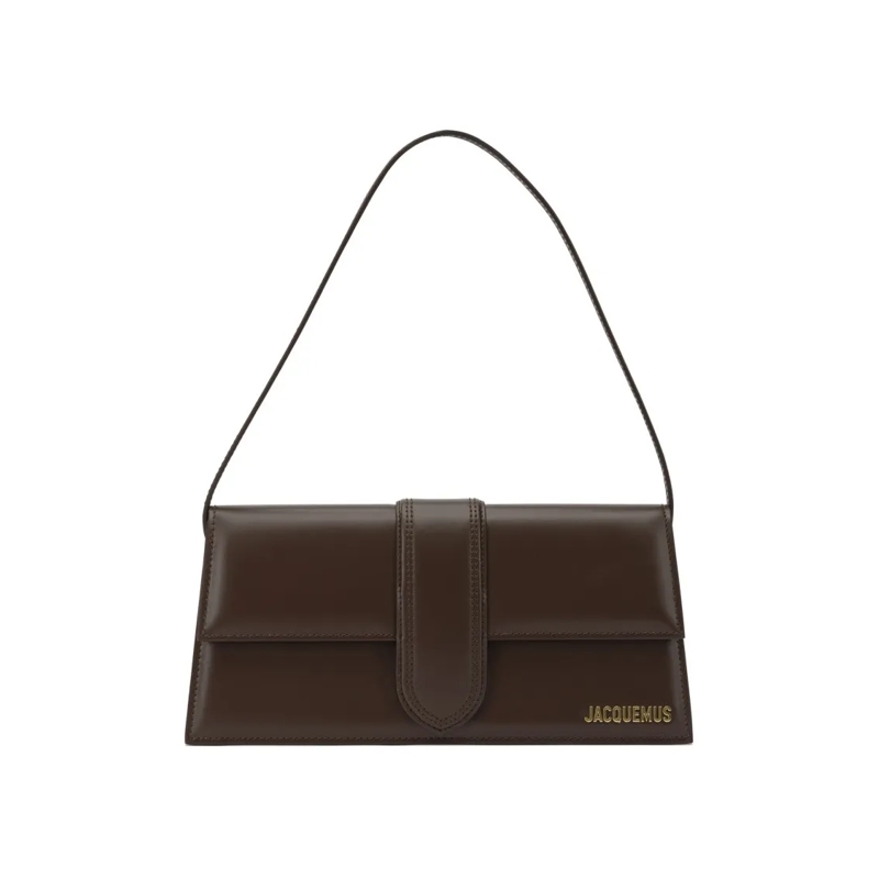 Jacquemus Schultertasche Structured Brown Calf Leather Shoulder Bag Brown