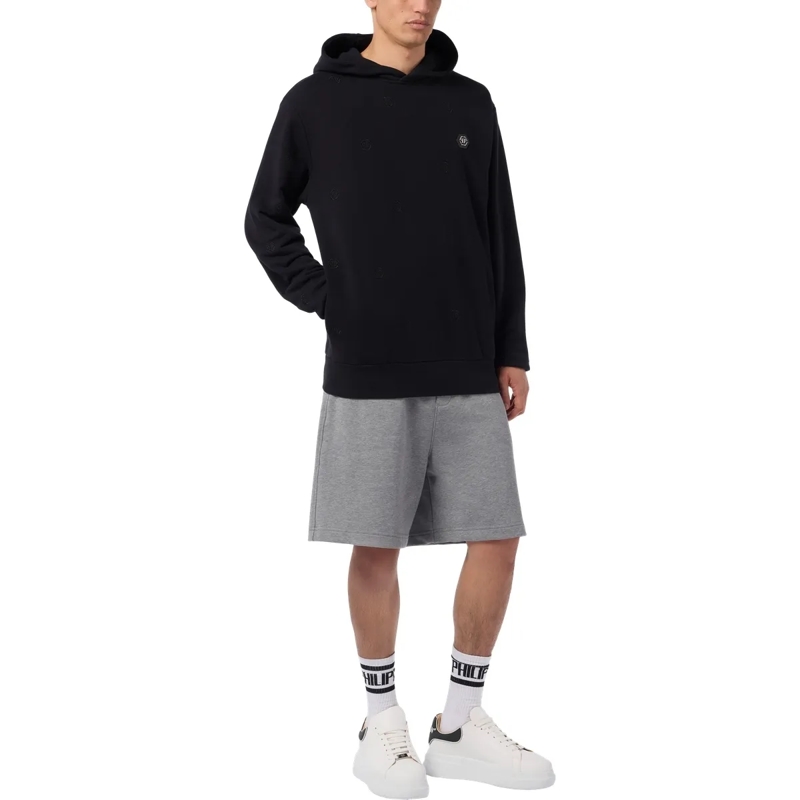 Philipp Plein Jogginghose Tracksuit Joggers Monogram Embroidery schwarz(Image 4)