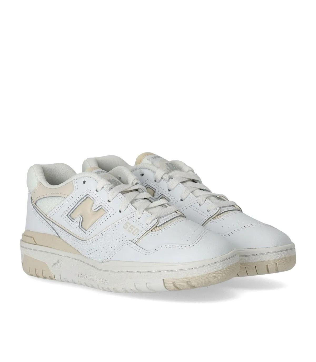 New Balance Sneakers - NEW BALANCE 550 WEISS CREME SNEAKER - Gr. 37 (EU) - in Weiß - für Damen