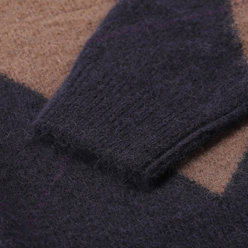 Luisa Cerano Cardigan Pullover aus Alpaka-Woll-Mix dunkelblau(Image 4)