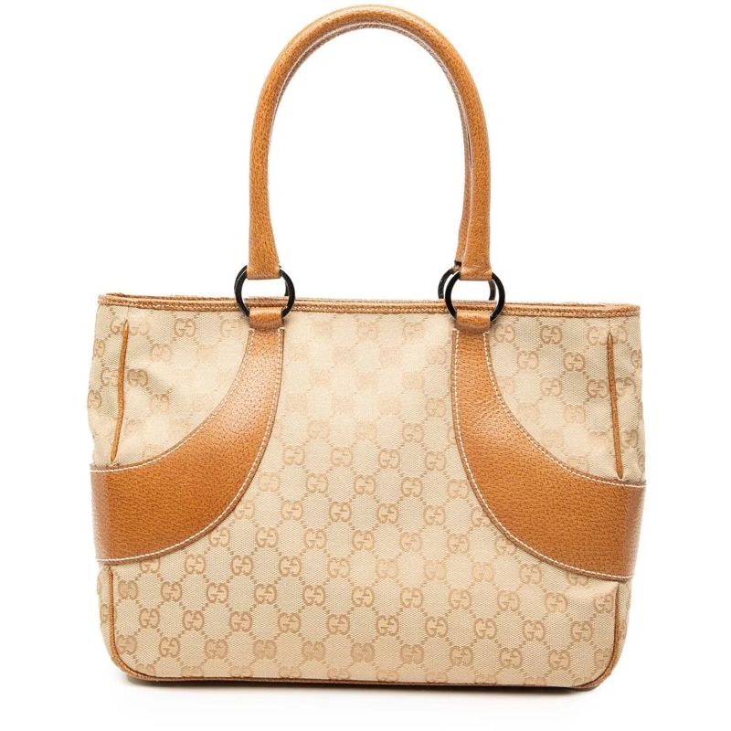 Gucci Shopper GG Canvas Tote braun