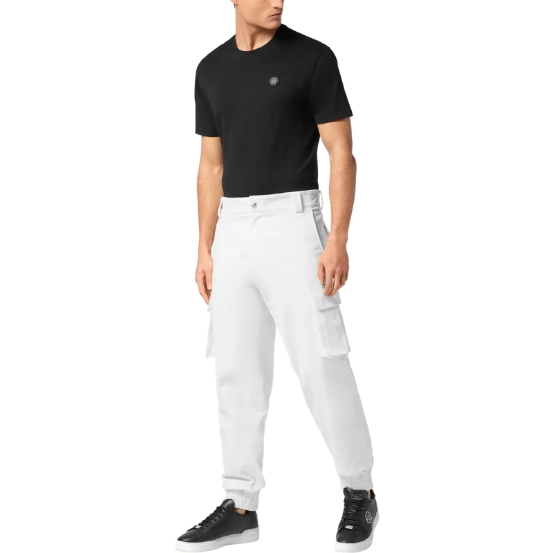 Philipp Plein Cargohose Hose Cargo-Passform weiss(Image 4)